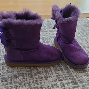 UGG Purple Fur-Lined Boots
